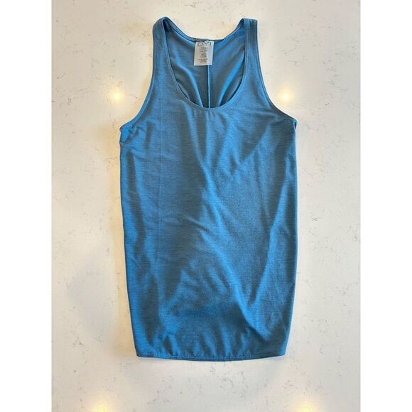 DYI teal be centered tank size xs sleeveless athletic top - Picture 2 of 6